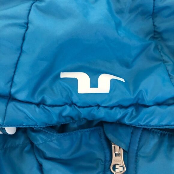 J Lindeberg W ALASKA LINER PERTEX Puffer Jacket Red/White/Blue - Picture 5 of 13